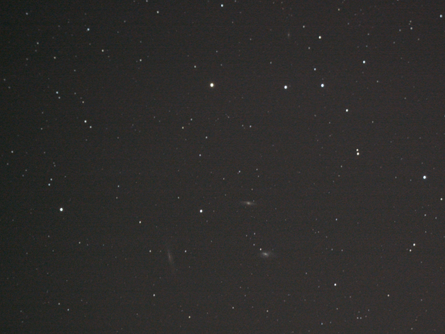 mini-mini望遠鏡で撮影したM65群